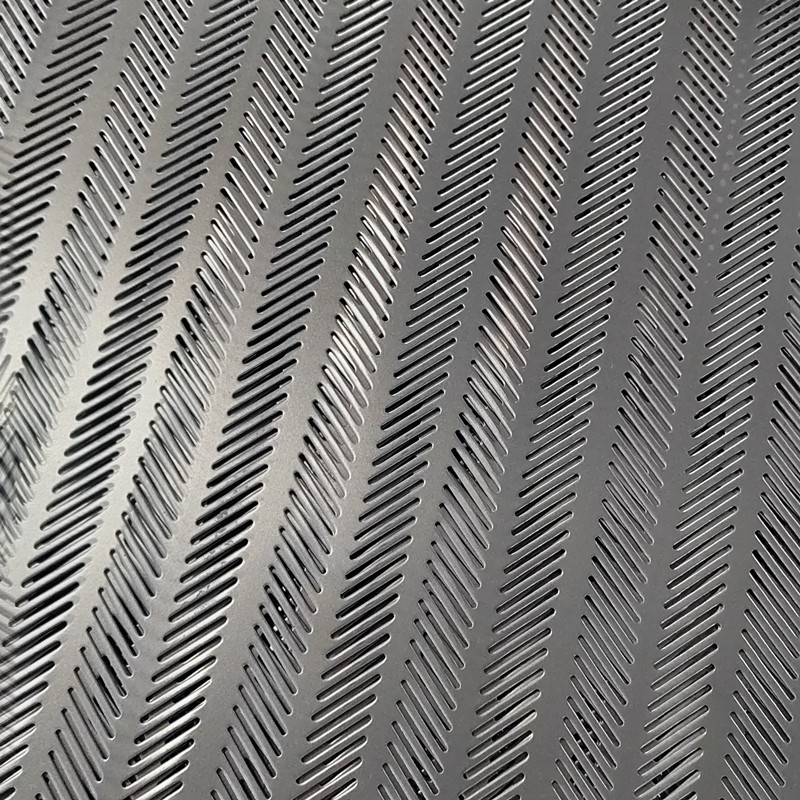 浙江漂亮的八字型排列的长圆孔冲孔板